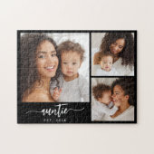 Tante Established Script Typography 3 Foto Legpuzzel (Horizontaal)