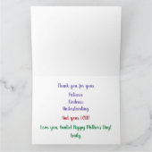 Tante Extraordinare BAE Moederdag Liefde Elegant Kaart (Binnen)