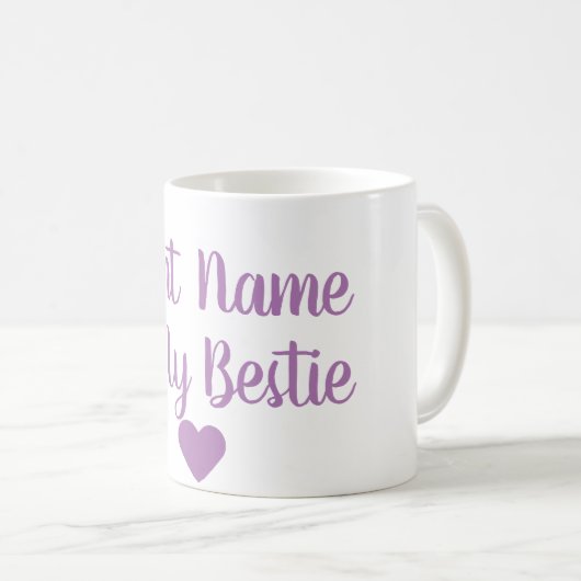 Tante faite sur commande Is My Bestie Mug (Devant droit)