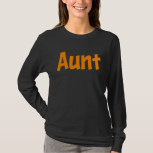 TANTE familielid vakantie feest groep reünie i T-shirt