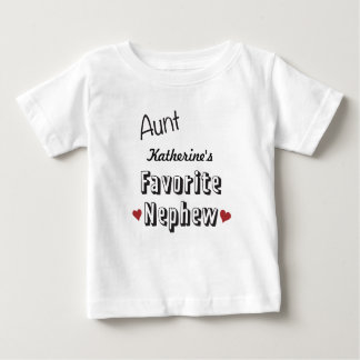 Tante Favorite Nephew Baby T-Shirt personnalisé