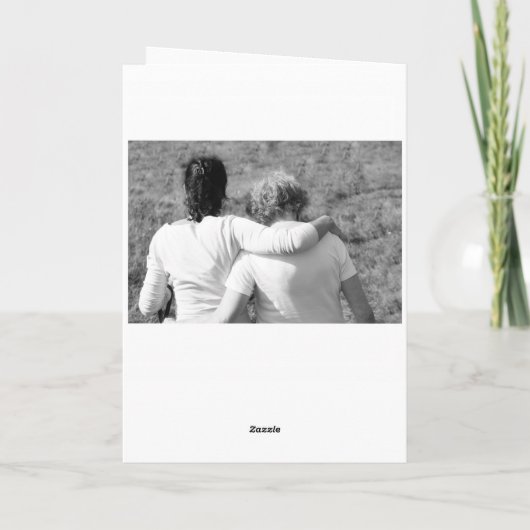 Tante Flowers Verjaardag Kaart (Achterkant)