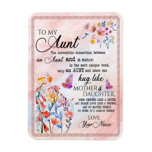 Tante Gifts Brief aan mijn tante Love van Niece Magneet