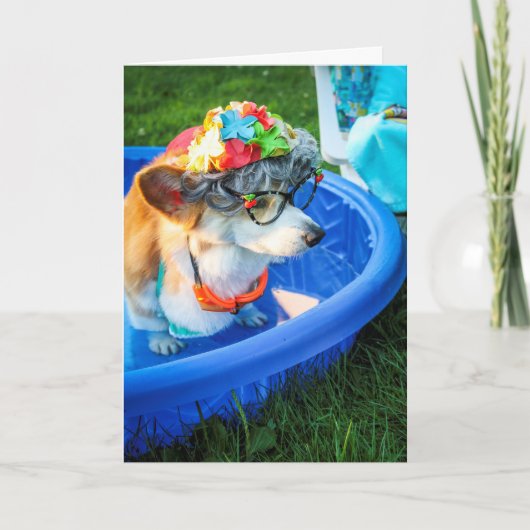 Tante Gussy blanco kaart (Voorkant)