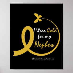 Tante Ik Draag Goud Voor Mijn Neefje Kinderkanker Poster