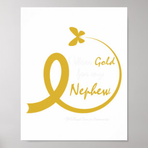 Tante Ik Draag Goud Voor Mijn Neefje Kinderkanker Poster