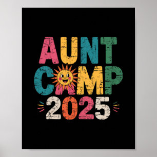 Tante Kamp 2025 Gezinsvakantie Zomer Kampeerploeg Poster