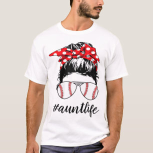 Tante Leven Softbal Honkbal Grappige TanteLeven Mo T-shirt