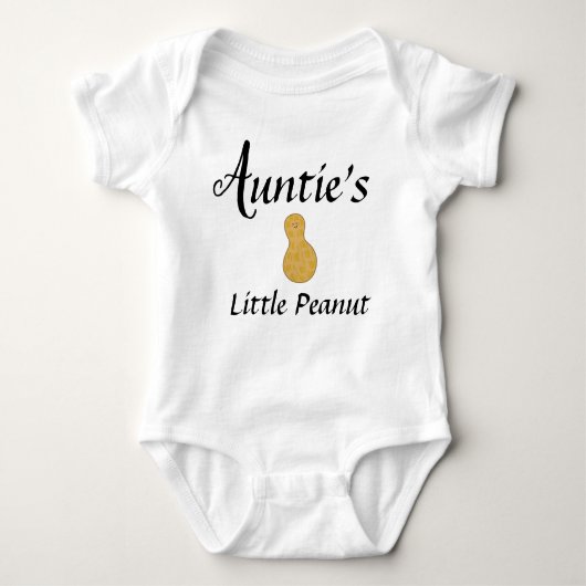 tante Little Peanut Niece Nephew Romper (Voorkant)