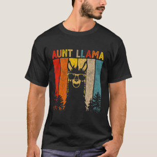 Tante Llama Liefhebber Voor Mannen Vrouwen T-shirt