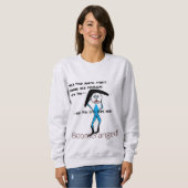 Tante Love 'Ash' Sweatshirt Boomerangé (Devant entier)