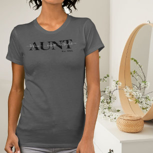 Tante Met Namen Kinderen Est T-shirt