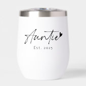 Tante minimale Année Est manuscrite coeur (Avant)