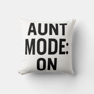 Tante Modus Aan – Grappige Familie Humor Kussen