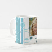 Tante Mug de Joyeux Noël de flocons de neige (Devant gauche)