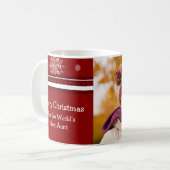 Tante Mug de Joyeux Noël de photo (Devant gauche)