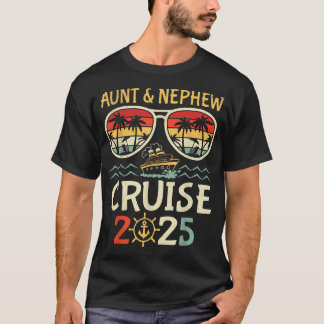 Tante Neef Cruise 2025 Tropische Vakantie T-shirt