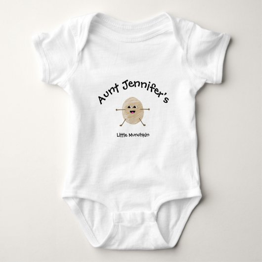 tante Newborn Munchkin Niece Nephew Cute Romper (Voorkant)