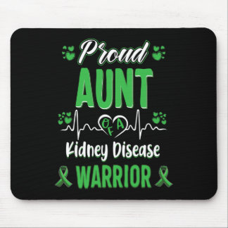 Tante Nierziekte Warrior Awareness Lint Groen Muismat