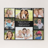 Tante Oom 8 Fotocollage Legpuzzel (Horizontaal)