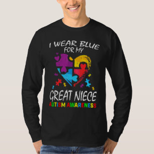 Tante oom die ik blauw Draag voor mijn grote nicht T-shirt