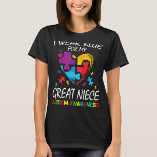 Tante oom die ik blauw Draag voor mijn grote nicht T-shirt