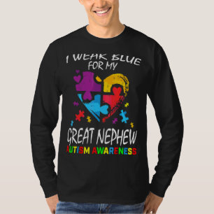 Tante oom ik Draag blauw voor mijn grote Nephewaut T-shirt