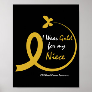 Tante Oom van Man Draagt Goud Voor Niece Kindertij Poster