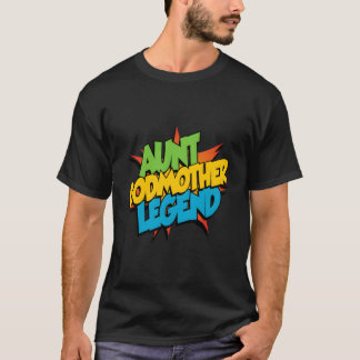 Tante peetmoeder legende favoriete tante familie d t-shirt