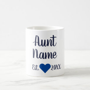 Tante Personnalisée Mug de la marine établie