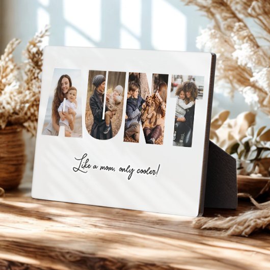 Tante Photo Collage Plaque Fotoplaat