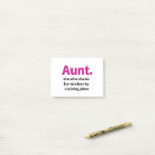 Tante Quote Tante Post-it® Notes (Op bureau)