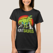 Tante Saurus Dinosaurus T Rex Tante Saurus Matchin T-shirt (Voorkant)