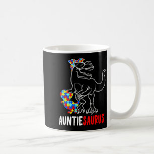 Tante-saurus T Rex Dinosaur Autisme Bewustzijn Tan Koffiemok