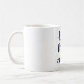 Tante sur mesure Marine et bébé Mug bleu (Gauche)
