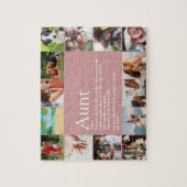 Tante, Tante Definitie 14 Fotosamenstelling Roze P Legpuzzel (Verticaal)