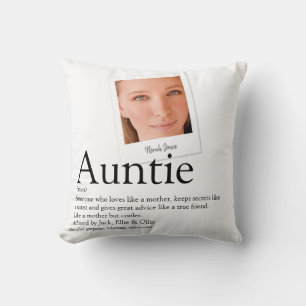Tante Tante Definitie Moderne Foto Kussen