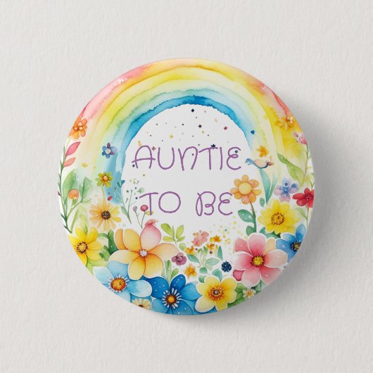 Tante te worden | BABY SHOWER BUTTON (Voorkant)