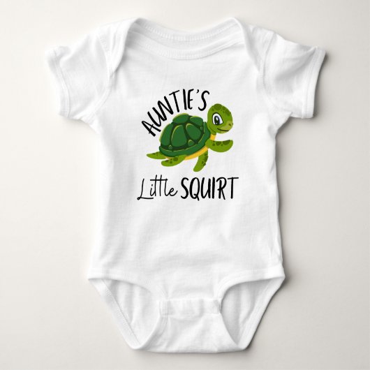 Tante Turtle Baby onthult zwangerschap Romper (Voorkant)
