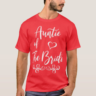 Tante van bruid & bruidegom huwelijksmatching  t-shirt