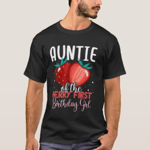 Tante Van De Berry Eerste Verjaardag Meisje Schatt T-shirt