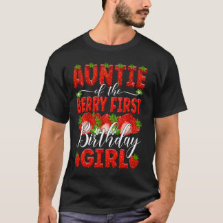 Tante van de Berry Eerste Verjaardag van Meisje St T-shirt