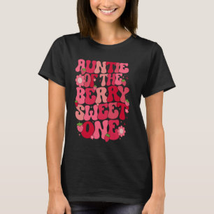 Tante van de bes zoete één aardbei eerste geboorte t-shirt