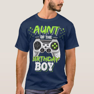 tante van de Birthday Boy Matching Video Game Birt T-shirt