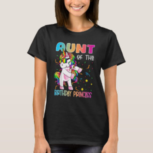 tante van de Birthday Princess Flossonicorn G T-shirt