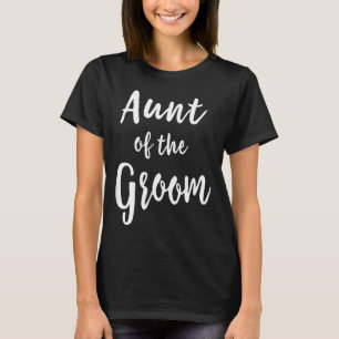 Tante van de bruidegom huwelijksrepetitie diner br t-shirt