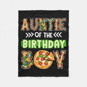 Tante van de jongen verjaardag jongen pizza liefhe fleece deken