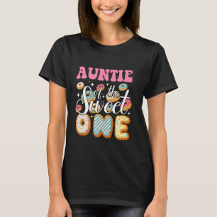 Tante van de Sweet One eerste verjaardag donut par T-shirt