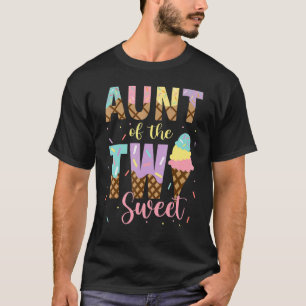 Tante van de twee zoete bruidsmeisjes Ice Cream Tw T-shirt