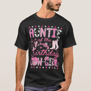 Tante van de verjaardag Cowgirl Nk Rodeo Western D T-shirt
